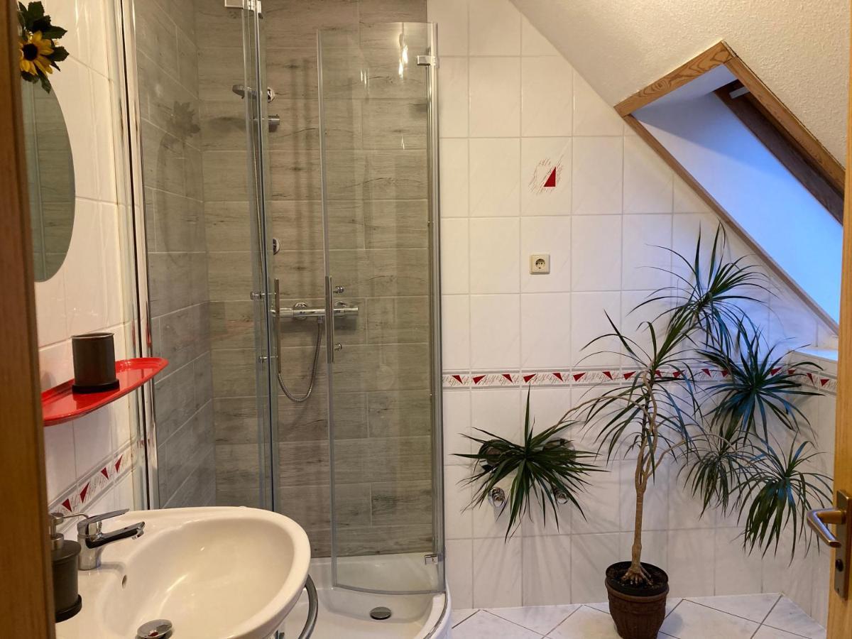 ビショフスヴェルダFerien In Sachsenアパートメント エクステリア 写真